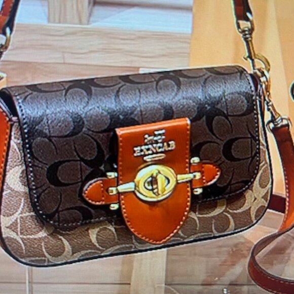 Multi Brand Women's Leather Handmade bags Coffee 796 - Picture 3 of 9